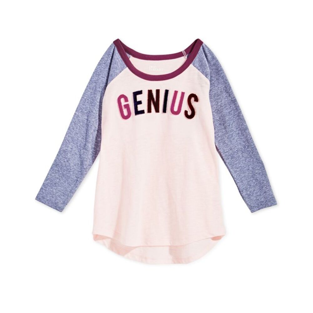 Epic Threads Big Girls Long Sleeve Graphic Raglan T-Shirt